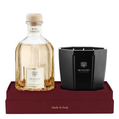 Set 500ml Diffuser &  Candle Rosa Tabacco